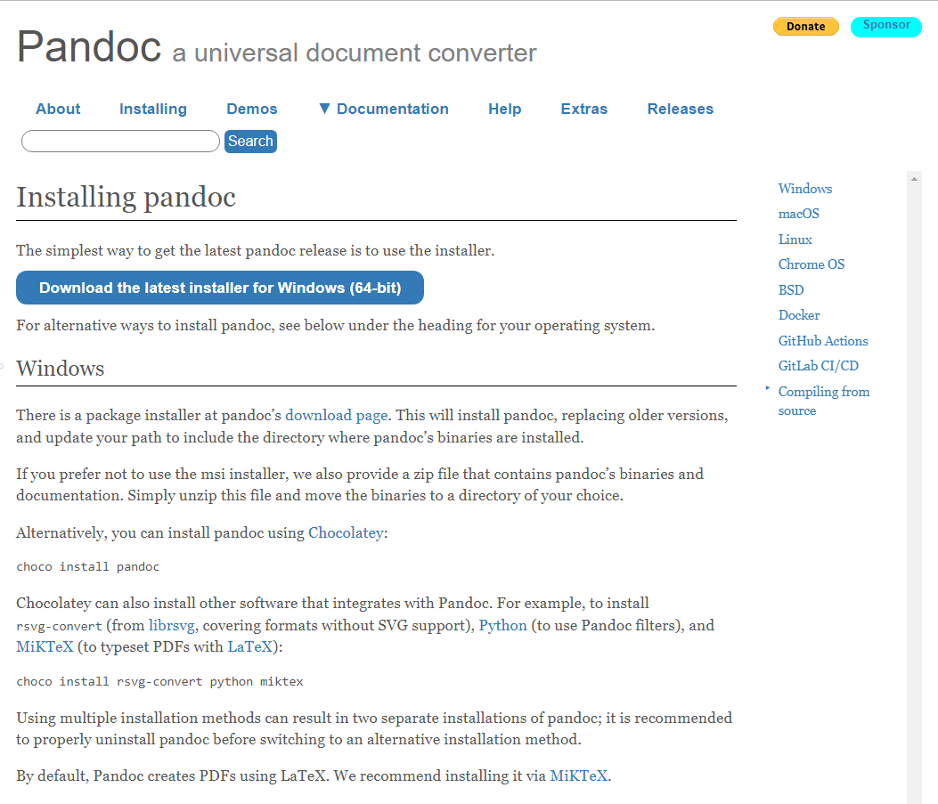 How To Download Pandoc Pandocwordtutorial